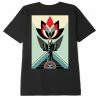 OBEY Lotus Angel T Shirt Black