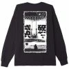 OBEY This Is Not The End LS T Shirt Off Black 2 OBEY This Is Not The End LS T Shirt Off Black