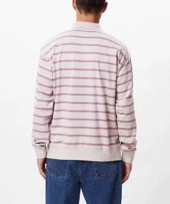 OBEY Looper L/s Polo - Purple Paste