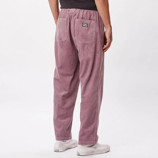 OBEY Easy Cord Pants - Lilac Chalk 3 OBEY Easy Cord Pants - Lilac Chalk