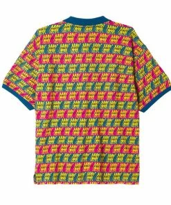 OBEY Praise Jacquard Polo | Deep Ocean Multi Shirt