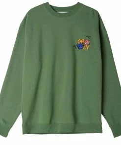 OBEY Laugh Now Crew Sweatshirt - Wavelite