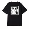 OBEY Eyes Icon 2 T Shirt Off Black 2 OBEY Eyes Icon 2 T Shirt Off Black