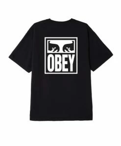 OBEY Eyes Icon 2 T Shirt Off Black