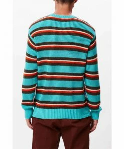 OBEY Eraser Sweater | Turquoise Multi