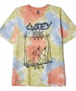 OBEY Cast Out T Shirt Humus Blotches