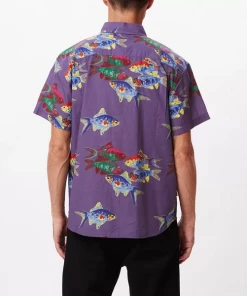 OBEY | Fishbowl Woven Shirt | Lavender Multi