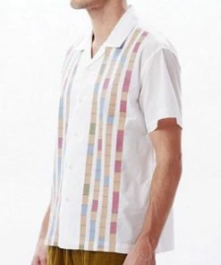 OBEY Jules Woven Shirt | White Multi