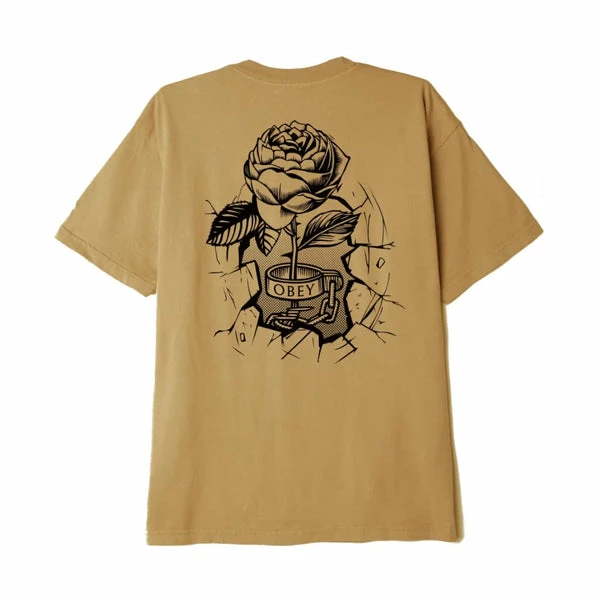 OBEY Break Down The Walls T-Shirt | Sand 3 OBEY Break Down The Walls T-Shirt | Sand