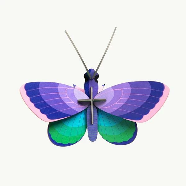 Studio Roof Blue Copper Butterfly 3D Model Kit 2 Studio Roof Blue Copper Butterfly 3D Model Kit