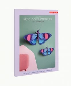 Studio Roof Giant Peacock Butterflies 3d Model Kit