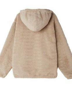 OBEY Gio Polar Fleece Hoodie Silver Grey