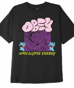 OBEY Apocalypse Energy T-Shirt - Pigment Faded Black