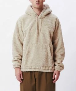 OBEY Gio Polar Fleece Hoodie Silver Grey