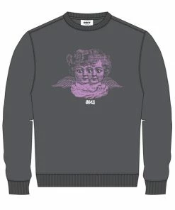 OBEY Angel Vision Sweatshirt - Pigment Faded Black