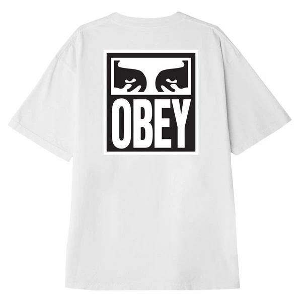 OBEY Eyes Icon 2 T Shirt White 3 OBEY Eyes Icon 2 T Shirt White