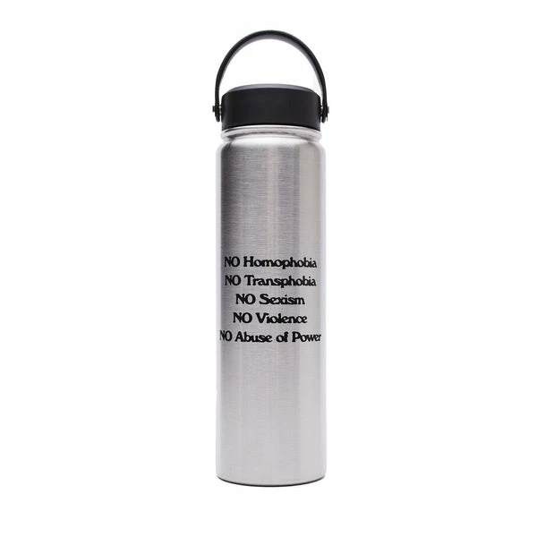 OBEY Protest Bottle - Silver/Black 2 OBEY Protest Bottle - Silver/Black