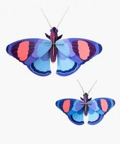 Studio Roof Giant Peacock Butterflies 3d Model Kit