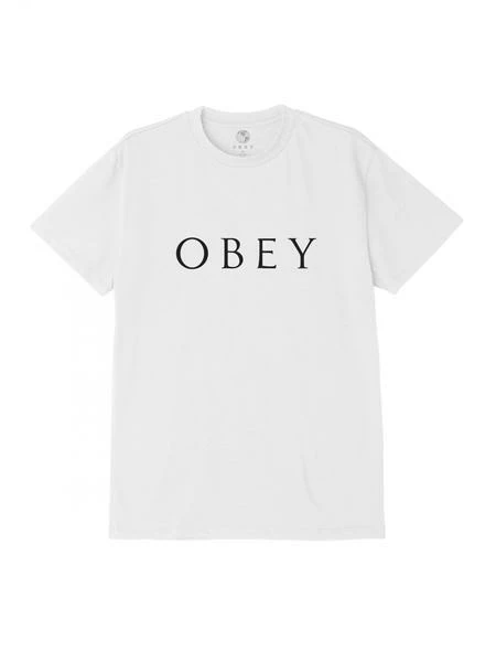OBEY Novel 2 T Shirt White 3 OBEY Novel 2 T Shirt White
