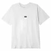 OBEY Black Bar T Shirt White 1 OBEY Black Bar T Shirt White