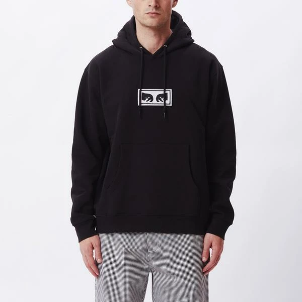 OBEY Eyes Logo Hoodie Black 4 OBEY Eyes Logo Hoodie Black