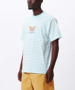 OBEY Fisher T Shirt Tranquility Blue Multi