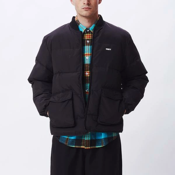 OBEY Charlie Jacket Black 4 OBEY Charlie Jacket Black