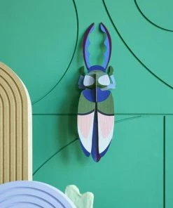 Studio Roof Antler Beetle Wall Decoration