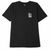 OBEY Flower Rubylith T Shirt Black