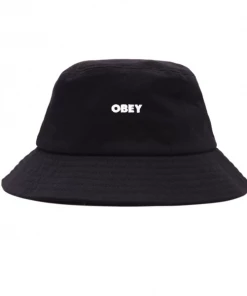 OBEY | Bold Twill Bucket Hat | Black