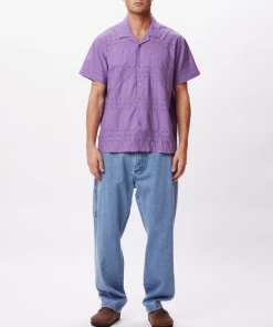 OBEY | Psalm Woven Shirt | Lavender