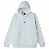 OBEY Black Bar Hoodie Ash Grey