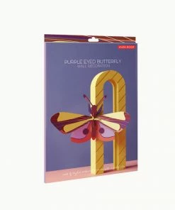 Studio Roof Giant Purple Eyed Butterfly 3d Model Kit