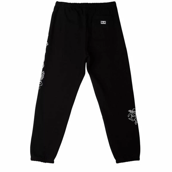 OBEY Indiscriminate Sweatpants - Black 3 OBEY Indiscriminate Sweatpants - Black