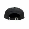 OBEY Bold Twill 6 Panel Strapback Cap - Black