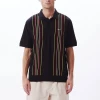 OBEY | Brick Lane Polo | Black Multi Knit