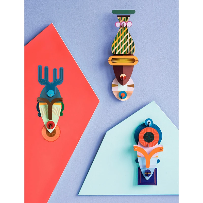 Studio Roof Lamu Mask Wall Decoration 5 Studio Roof Lamu Mask Wall Decoration
