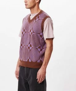 OBEY Dazed Vest | Sepia Multi