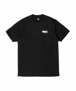 OBEY Visual Industries T Shirt Black