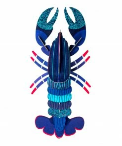 Studio Roof Blue Paper Sea Animal Lobster