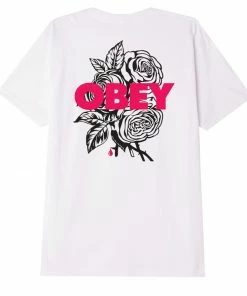 OBEY Blood and Roses T-Shirt - White