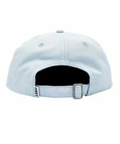 OBEY Bold Label Organic 6 Panel Strapback Cap - Good Grey