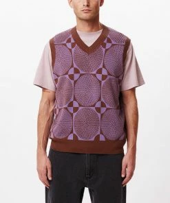 OBEY Dazed Vest | Sepia Multi