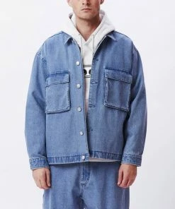 OBEY Morrison Denim Jacket Light Indigo