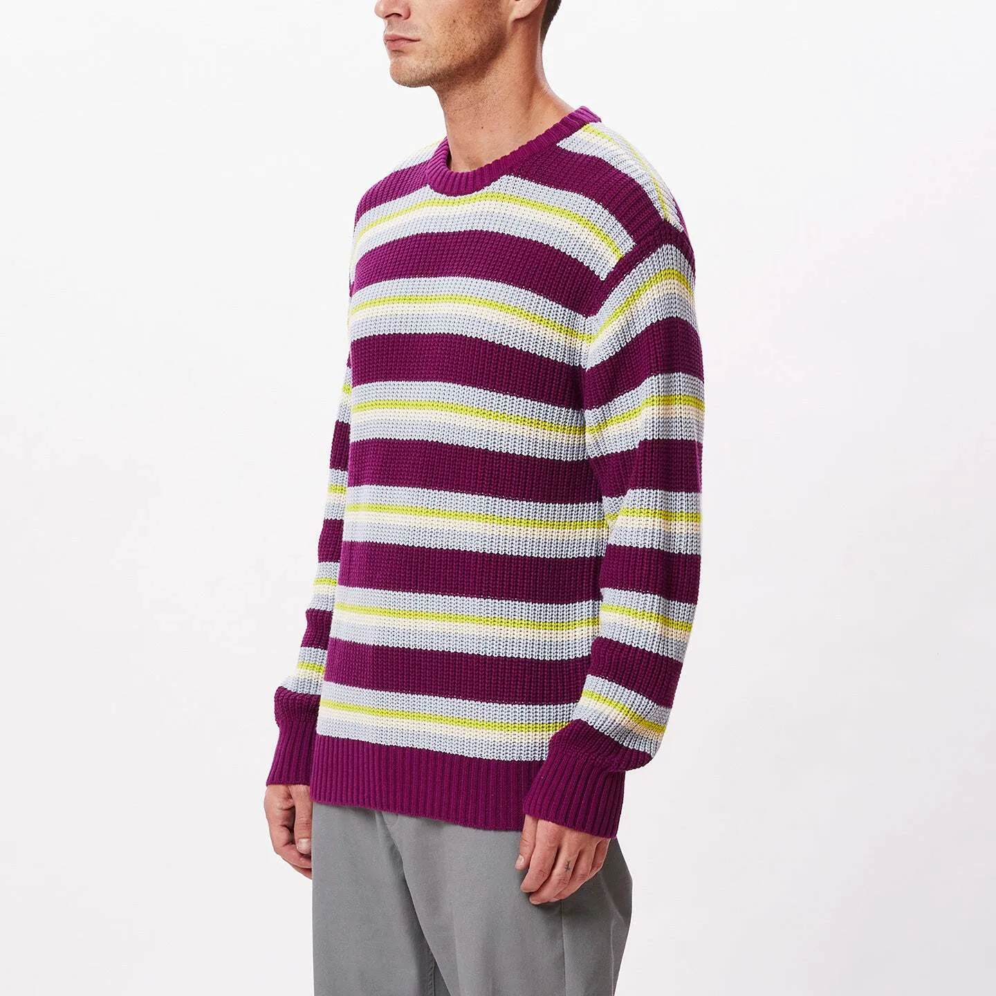 OBEY Eraser Sweater - Lavender Silk Multi 7 OBEY Eraser Sweater - Lavender Silk Multi