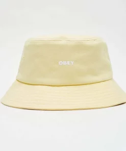 OBEY Bold Twill Bucket Hat - Butter