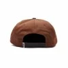 OBEY Lowercase Snapback Cap Brown