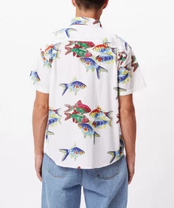 OBEY | Fishbowl Woven Shirt | White Multi