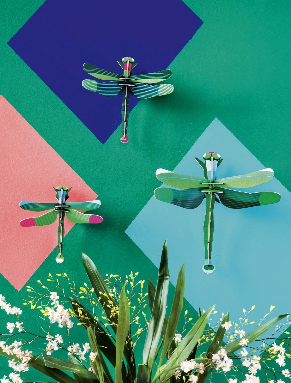Studio Roof Insecte Décor Mural Set De 3 Giant Dragonflies 5 Studio Roof Insecte Décor Mural Set De 3 Giant Dragonflies