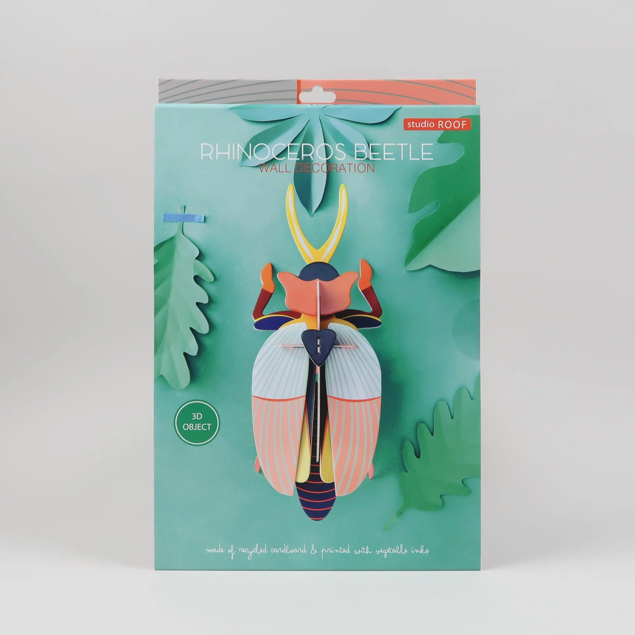 Studio Roof Paper Insect Rhinocerous Beetle Large 4 Studio Roof Paper Insect Rhinocerous Beetle Large